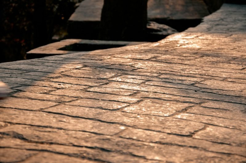 Stamped Concrete project — Cathedral City, California